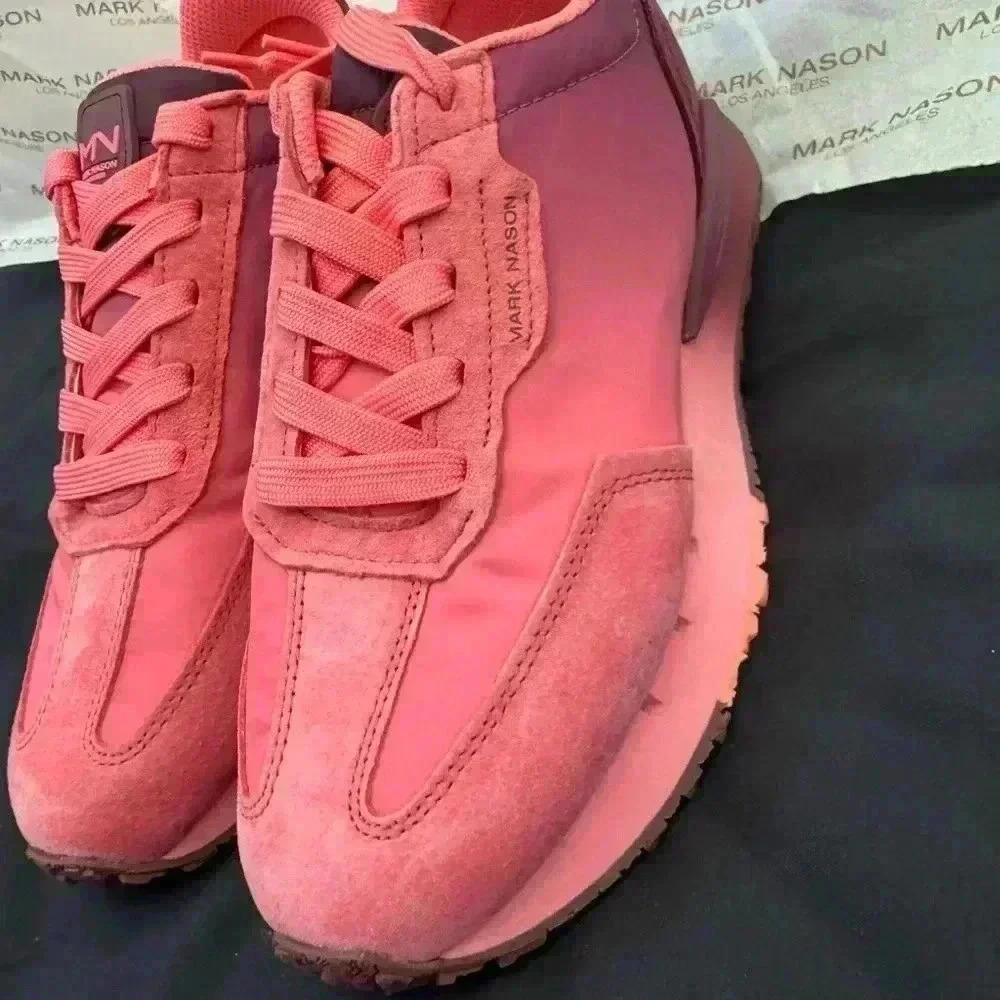 Mark Nason Pink Sneakers - Picture 3 of 7